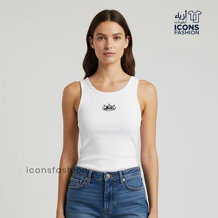 Tank top for women | Women ribbed sleeveless top | Ladies printed casual top for women